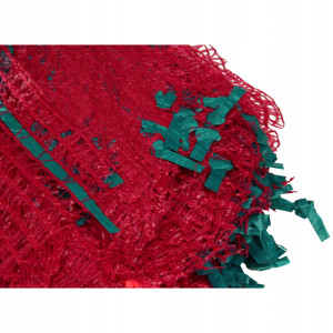 Worek  15kg siatka  42x60cm bordowy